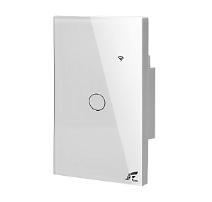 Interruptor Inteligente Wi-fi e RF433Mhz 1 Botão 4x2 JWCOM