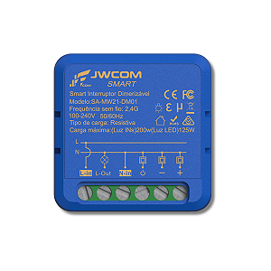 Mini Interruptor Dimerizavel Wi-fi Módulo Inteligente Jwcom