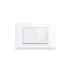 Interruptor 1 Tecla Com Dimmer Painel De Vidro 4x2