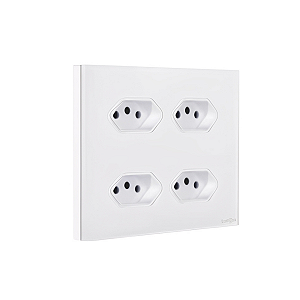 Tomada Quadrupla 4x4 Lumenx