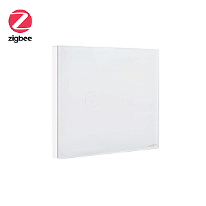 Interruptor Zigbee Touch Tok Glass 2 Botões 4x4 Lumenx