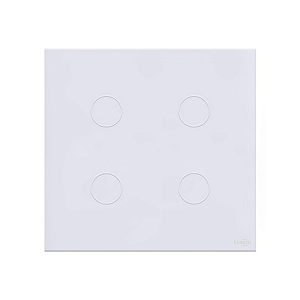Interruptor Zigbee 4 Botões Touch 4x4 Lumenx