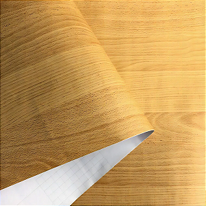 Papel De Parede 45cm X 5m Madeira Clara