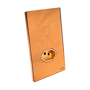 Interruptor Zigbee 1 Botão Com Tomada 4x2 Lumenx