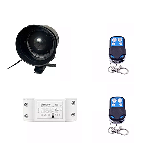 Sirene Inteligente Wifi + 2 Controles Segurança Inteligente