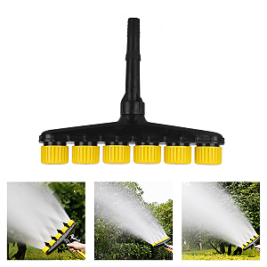 Atomizador Turbo Mist Luminolândia Névoa Alta Pressão 5 Saídas Microaspersão Pomar Horta Profissional