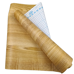 Papel de Parede Adesivo Vinílico Lavável Estampa Madeira Carvalho Claro