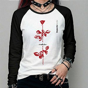 Camiseta manga longa feminina - Depeche Mode - Violator
