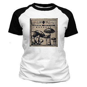 Camiseta feminina - Rotulo Antigo Poison Mushroom