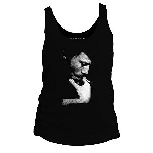 Camiseta regata feminina - Tom Waits.