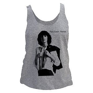 Camiseta regata feminina - Patti Smith - Horses.