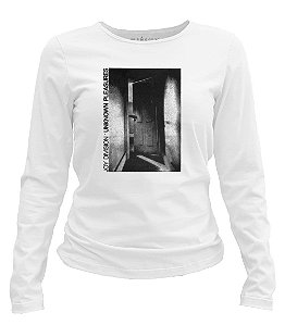 Camiseta manga longa feminina - Joy Division - Unknown Pleasures - B.