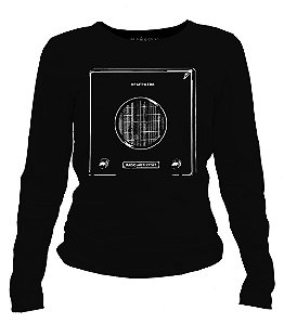 Camiseta manga longa feminina - Kraftwerk - Radio Aktivität.