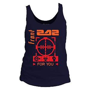 Camiseta regata feminina - Front 242 - For You.
