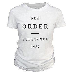 Camiseta feminina - New Order - Substance - 1987
