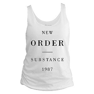 Camiseta regata feminina - New Order - 1987