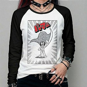 Camiseta manga longa feminina - Super Dínamo