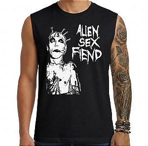 Camiseta regata masculina - Alien Sex Fiend.
