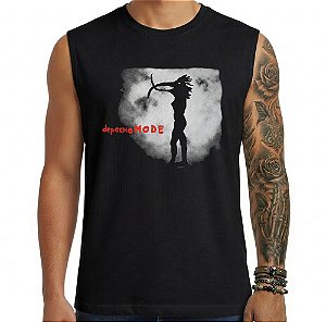 Camiseta regata masculina - Depeche Mode - Walking in My Shoes.