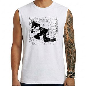 Camiseta regata masculina - Gato Félix Bravo.