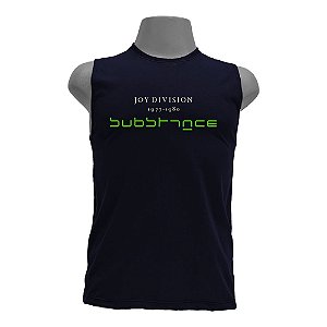 Camiseta regata masculina - Joy Division - Substance.