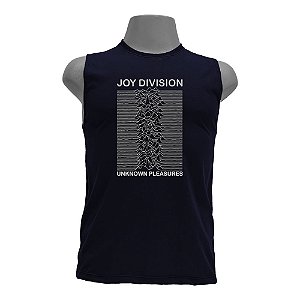 Camiseta regata masculina - Joy Division - Unknown Pleasures.