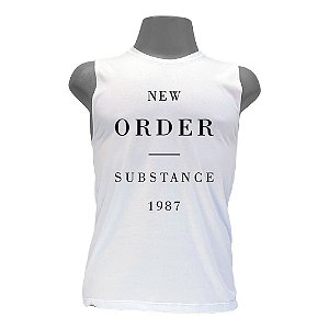 Camiseta regata masculina - New Order - 1987