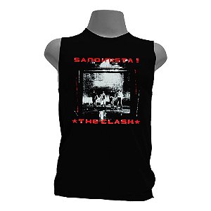 Camiseta regata masculina - The Clash - Sandinista.