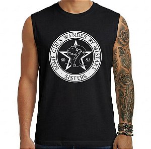 Camiseta regata masculina - The Sisters of Mercy - Some Girls Wander by Mistake