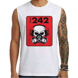 Camiseta regata masculina - Front 242.