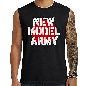 Camiseta regata masculina - New Model Army