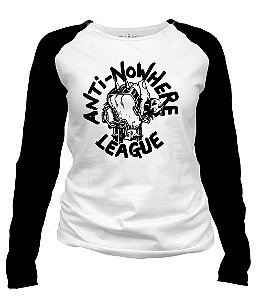 Camiseta manga longa feminina - Anti - Nowhere League.