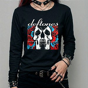 Camiseta manga longa feminina - Deftones