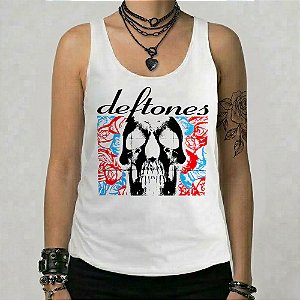 Camiseta regata feminina - Deftones