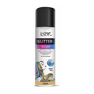 Glitter em Spray Ouro - Aspa 60ml