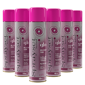 6 Brilhos Capilares Serum Gloss - Sprayset 400ml