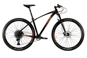 Bicicleta MTB Oggi Big Weel 7.5 Preta/Verm/Dourada 2021