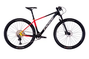 Bicicleta Oggi Agile Sport 2023 - Preto/Vermelho/Amarelo