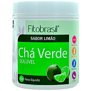 Chá Verde Soluvel sabor Limão 200g