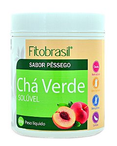 Chá Verde Soluvel sabor Pessego 200g