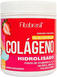 Colágeno 9g de Pepitideos sabor Morango 300g