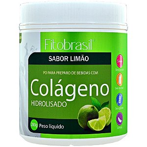 Colágeno em pó sabor Limão com Clorofila 200g