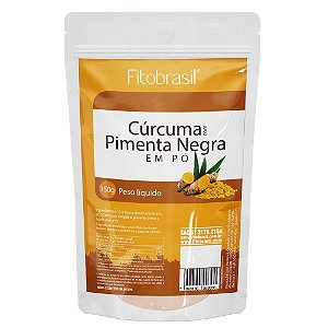 Cúrcuma com pimenta negra em pó 150g