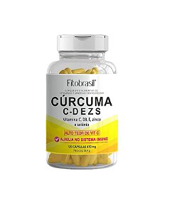 Cúrcuma C - D E Z S + Vitaminas 120 cáps