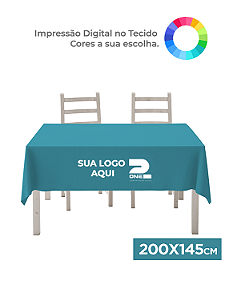 Toalha de Mesa Personalizada em Oxford 200x145cm