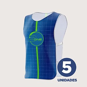 Colete Personalizado - Dry Fit 4x0 - Uma Face | 5 unidades