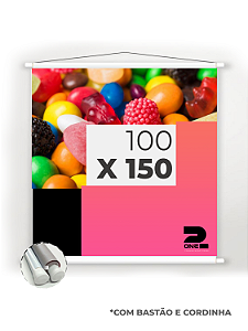 Banner Personalizado 100x150cm- Lona 440g