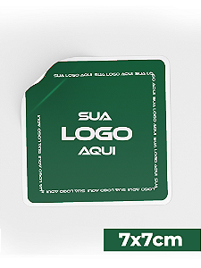 Etiquetas Personalizadas 7x7cm - Corte Quadrado