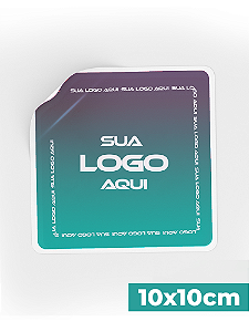 Etiquetas Personalizadas 10x10cm - Corte Quadrado