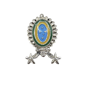 Distintivo Metálico de Gola - General de Brigada